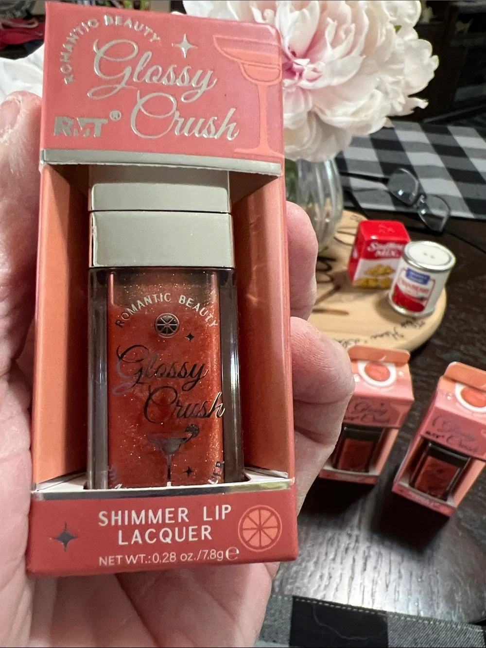 New RESELLER BUNDLE Glassy Crush Shimmer Lip Lacquer in Orange